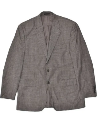 CHAPS Mens 2 Button Blazer Jacket UK 40 Large Grey Wool AP32 - Image 1 of 3