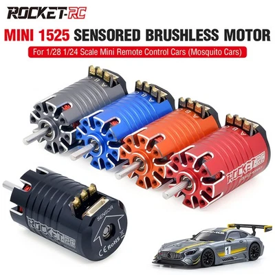 ROCKET-RC MINI 1525 3500-6800KV Sensored Brushless Motor für 1/28 1/24 RC Autos - Bild 1 von 4