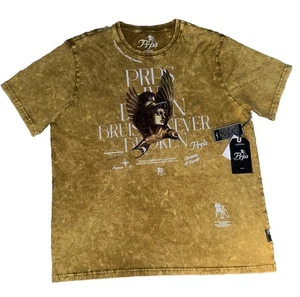 PRPS Bruised Never Broken Olive Curry Crewneck T-Shirt Graphic Mens XL NEW RARE - Picture 1 of 4