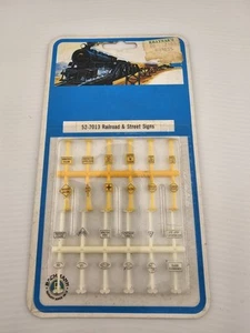 Bachmann N Scale 52-7103 Railroad & Street Signs Model Railroad Layout Scenery - Picture 1 of 2