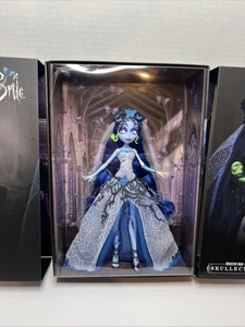 Monster High Tim Burton's Corpse Bride Emily Skullector Fashion Doll IN HAND - Picture 1 of 7