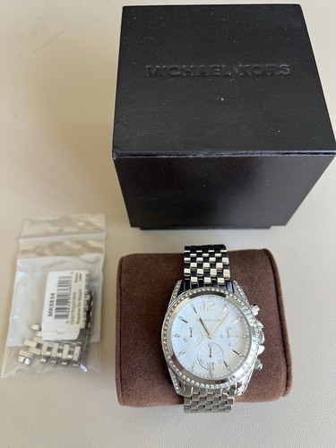 Michael Kors MK 5834 Cronografo Unisex Acciaio Inox Zirconi