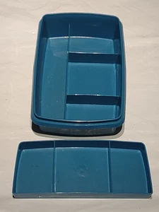 Vintage Tupperware Tuppercraft blau Stow N Go Behälter Box - Bild 1 von 7