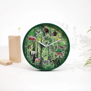 Animal Sound Wall Clock Quartz Movement Decorative Clock, Multipurpose 30cm - Picture 1 of 7