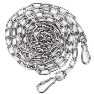Dog Tie Out Cable & Yard Runner, 15FT Dog Chains for Outside Heavy Duty, 5/64... - Picture 1 of 6