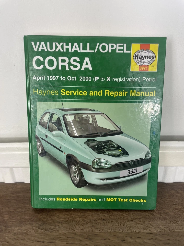 USED Haynes Manual 3921 - Vauxhall/Opel Corsa 1997 to 2000 Petrol (P to X Reg) - Image 1 of 4