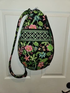 Neu mit Etikett Vera Bradley Tennisschläger Racket Cover Sling Bag Botanica Botanical - Bild 1 von 2