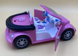 Vintage Polly Pocket Push Car Convertible Pink and Black - Picture 1 of 7