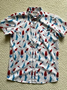 RSVLTS America Pops & Freedom KUNUFLEX short sleeve shirt boys large - Picture 1 of 3