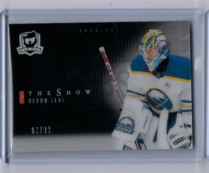 2023-24 Upper Deck The Cup Devon Levi The Show Black Rookie #'ed 67/99 - Picture 1 of 1