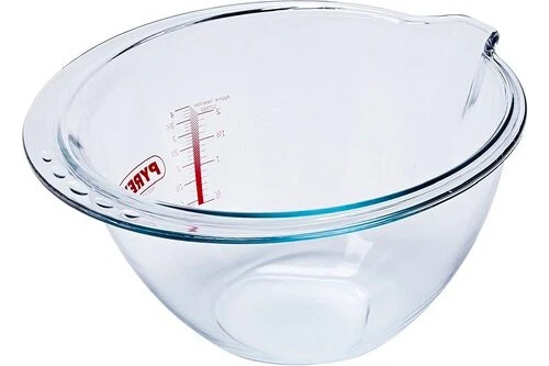 Coppa Ciotola Insalatiera Vetro da Fuoco Cm.28x29 5x15 5 borosilicato Pyrex