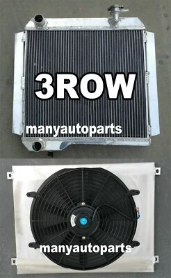 RADIATOR+Shroud+FAN For TOYOTA LAND CRUISER BJ42/43/44/45/46 3B 3.4L DIESEL MT Foto 1 de 4