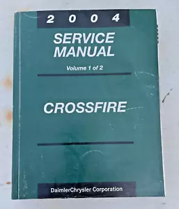 2004 Chrysler Crossfire Service Shop Manual Set Volume 1 and 2 - Picture 1 of 2
