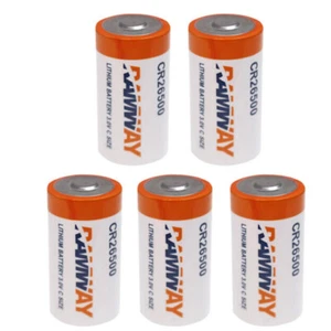 5pcs CR26500 PLC CNC Machine Tool 3V Non-rechargeable Li-ion Battery 5400mAh - Picture 1 of 5