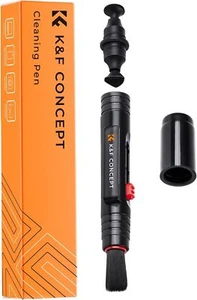 Stylo de nettoyage d'objectif K&F Concept tête carbone double face pour Canon Nikon Sony - Photo 1 sur 8
