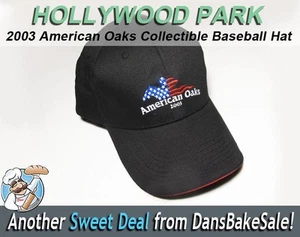Cappello berretto baseball Hollywood Park da collezione - American Oaks 2003 - nuovo - Foto 1 di 7