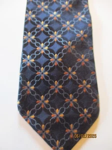 Ike Behar Blue Silk Neck Tie - Picture 1 of 2