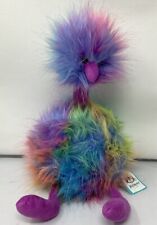 JellyCat Rainbow Pompom Ostrich Plush Stuffed Animal Bird Toy w/ Tag