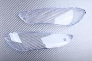 Pair turn signal cap front left & right clear BMW K1200LT K1200LT LT 1999-2003 - Picture 1 of 3