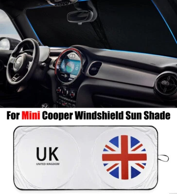 For Mini Cooper Car Foldable UV Sun Shade Windshield Front Window Cover Visor - Image 1 of 4