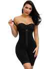 REMARKABLE RESULTS SKIN FULL BODY SHAPER LARGE SIZE LACE TRIM OPEN CROTCH SPANDE