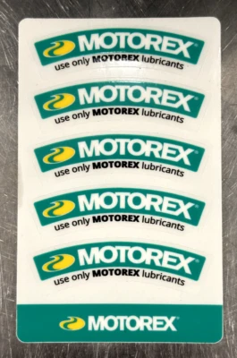 Use Only Motorex Lubricants Clutch Cover Sticker Decals for KTM Husqvarna GasGas - Image 1 of 4