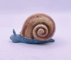 Grasslands Road Ceramic And Resin Blue Snail Figurine 3” x 1.75” - Picture 1 of 6