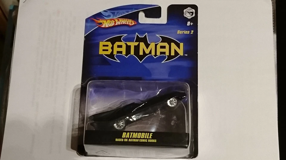 BATMAN HOTWHEELS SERIES 2 " BATMOBILE " (2008) SCALA 1:50 DIE CAST NUOVO SEALED - Immagine 1 di 1