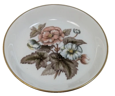 "Jabonera con baratija floral Dorchester Hotel London Royal Worcester China 4,5"" de colección" Foto 1 de 4
