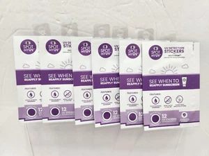 8 Packs- Spot My UV Detection Sticker With Derma True, 12 Stickers Ea, 96 Total - Picture 1 of 3