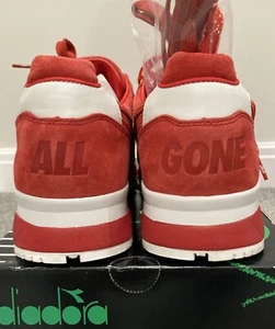 Diadora N9000 x La MJC x All Gone 2008 Book "Flame Red" NEW UK9/US9.5 - Picture 1 of 9