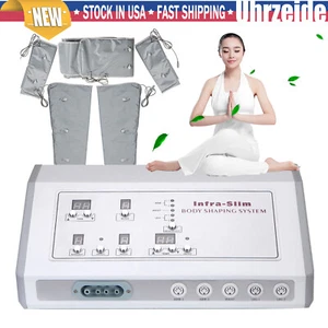 Traje adelgazante de presión de aire Presoterapia Máquina de drenaje linfático infrarrojo EE. UU. - Imagen 1 de 12