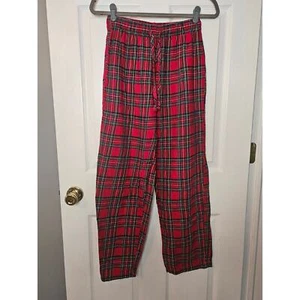 Macy's mens red & green plaid pj bottoms size small - Picture 1 of 4