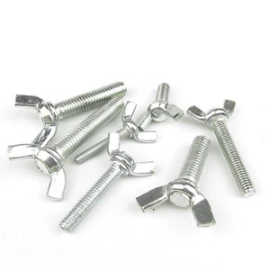 M4 M5 M6 M8 M10 Thumb Wing Butterfly Screw Wingbolts DIN316 - Bright Zinc-Plated - Bild 1 von 7