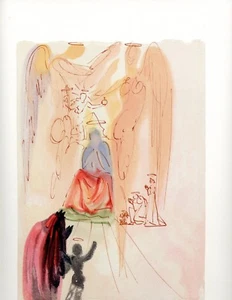 SALVADOR DALÌ LA DIVINA COMMEDIA PARADISO 23 XILOGRAFIA STAMPA ARTISTICA - Foto 1 di 1