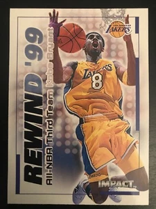 KOBE BRYANT 1999 SKYBOX IMPACT #RN28 REWIND '99 ALL-NBA TEAM FOIL INSERT LAKERS - Bild 1 von 2