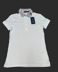 NWT Polo Golf Ralph Lauren $98 Tennis Golf Shirt White TAILORED FIT Women's, XS - Picture 1 of 5