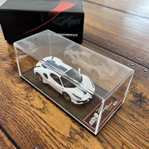 Ferrari 488 Pista Spider Closed Roof Blue Stripes 2018 BBR BBRC219A 1:43 48 Pcs - Picture 1 of 9