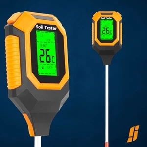 4-in-1 Soil Moisture Meter Digital PH Meter/Soil Moisture/Plant Temperature - Picture 1 of 6