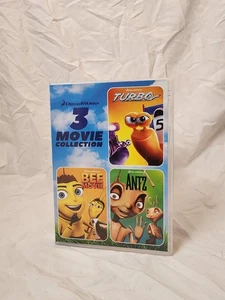DreamWorks 3 Movie Collection: Turbo / Bee Movie / Antz (DVD 2020, DreamWorks) - Picture 1 of 6