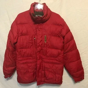 #3047 Burton Womans Red Down Jacket size S - Picture 1 of 10