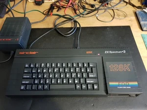 RARE VINTAGE SINCLAIR ZX SPECTRUM +3 COMPUTER SYSTEM (MINT) - Picture 1 of 14