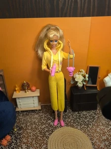 Vintage Barbie Clone Outfit - Sweat Suit Joggers & Hoodie, Shoes, Purse + - Picture 1 of 23