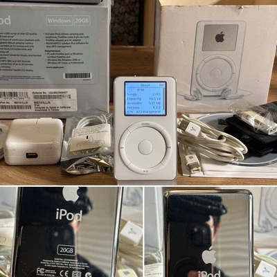 2002 Genuine Apple IPod Classic 2nd Gen 20Gb M8741LL + ORIGINAL BOX. 2700🎶🎵 - Image 1 of 4