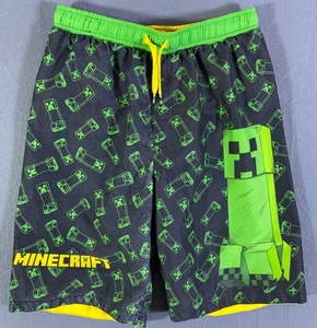 Costume da bagno Minecraft costume da bagno corto protezione eruzioni creeper 14 16 grande XLarge - Foto 1 di 17
