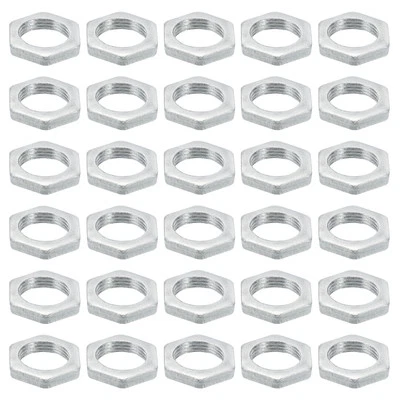 M14x1.0 Stahl Sechskantmuttern 50 Pack Metrische Gewinde Verzinkt 4mm Höhe - Bild 1 von 4