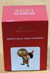 Hallmark Keepsake 2021 ornamento da appendere 2021 polo nord taglia alberi serie #9 - Foto 1 di 4