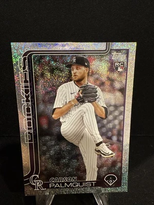 2025 Topps Update-Sand Glitter-Carson Palmquist RC #US321 - Image 1 of 2