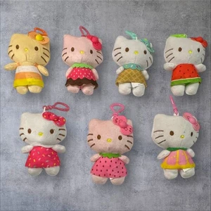 Lot of 7 - Hello Kitty Plush Dangler Key Chains - Picture 1 of 15