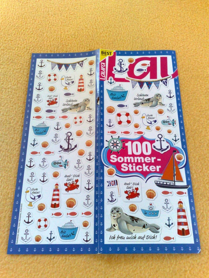 Sticker 100 Sommersticker Laura - Bild 1 von 1